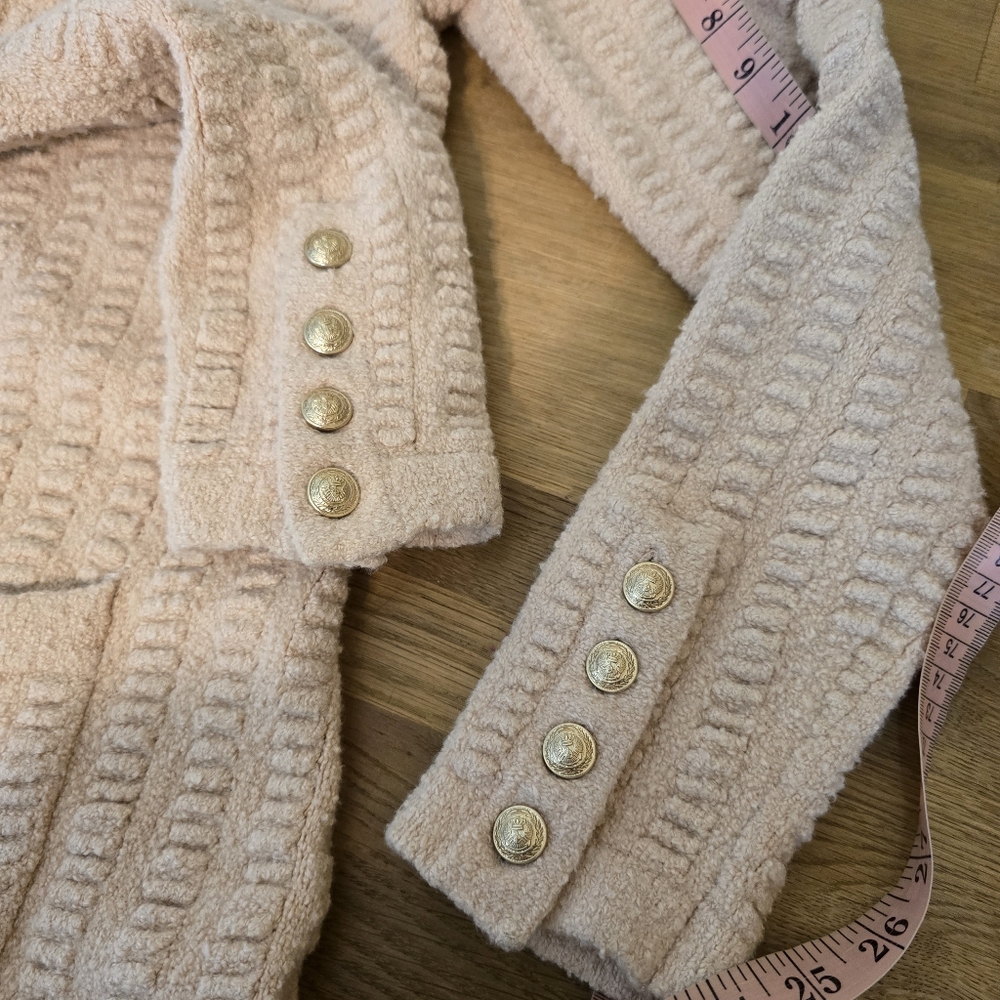 L'AGENCE Revolve Sue Knit Cardigan In Blush M - Picture 16 of 16